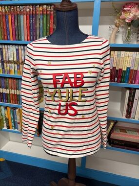 Joules Christmas long sleeve shirt size 4